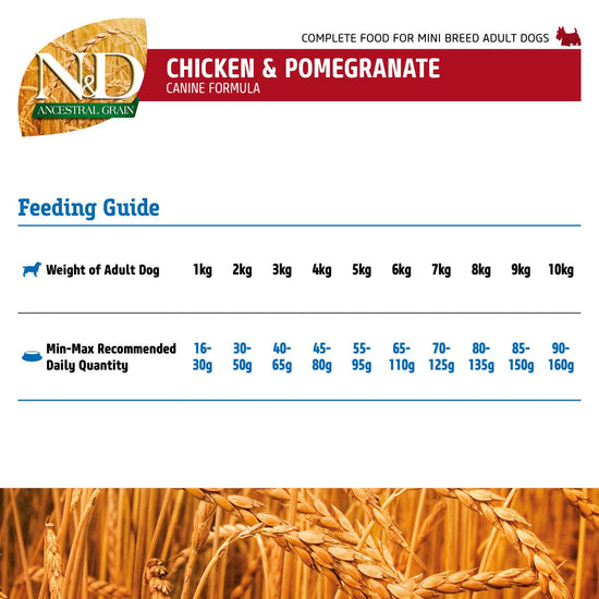 farmina-n-d-ancestral-grain-chicken-pomegranate-mini-breed-adult-dry-dog-food