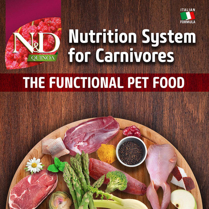 Farmina N&D Grain Free Quinoa Weight Management (Lamb, Broccoli & Asparagus) Dry Cat Food - All Breed Adult - 1.5kg