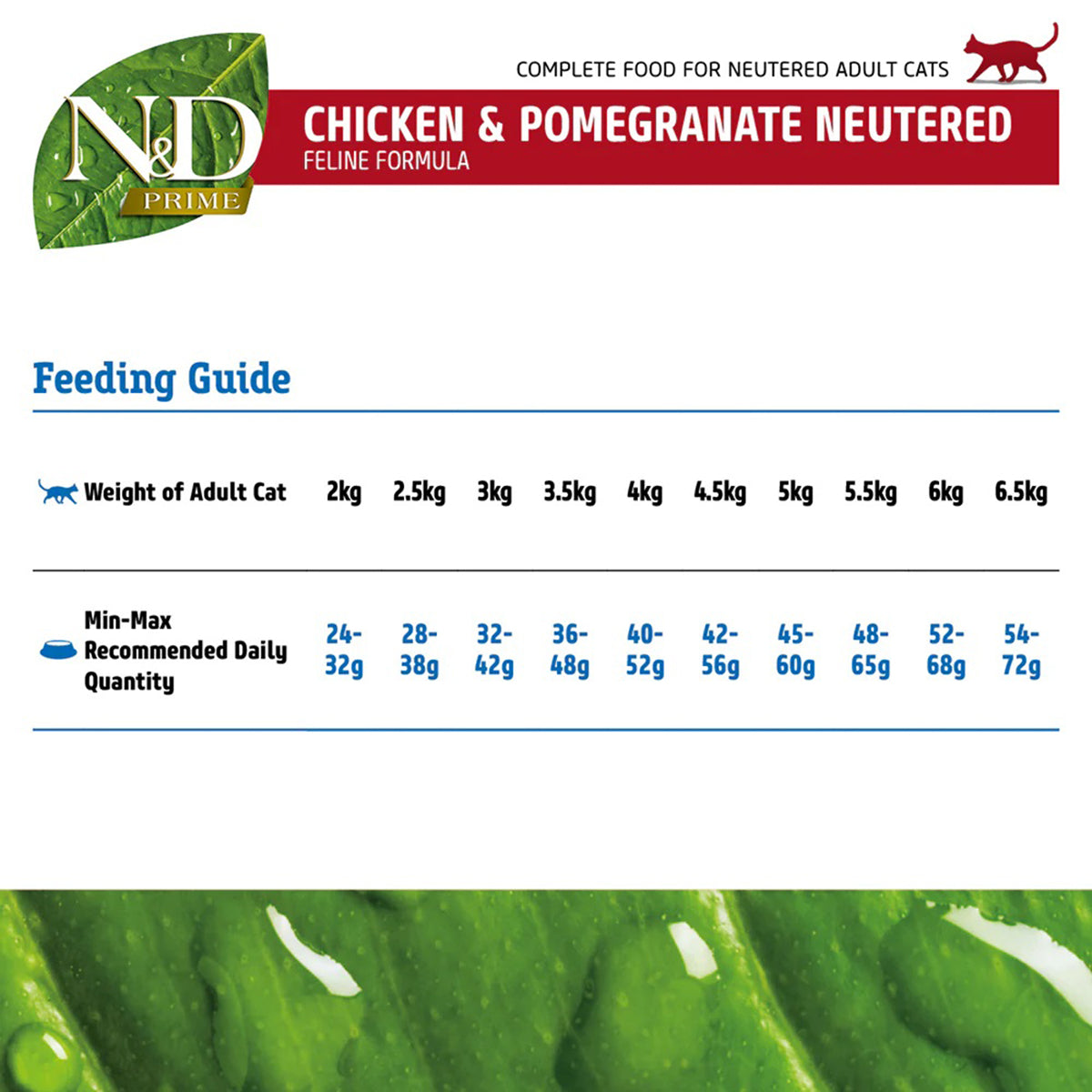 Farmina N&D Grain Free Prime Chicken & Pomegranate Dry Cat Food - All Breed Neutered Adult - 1.5kg