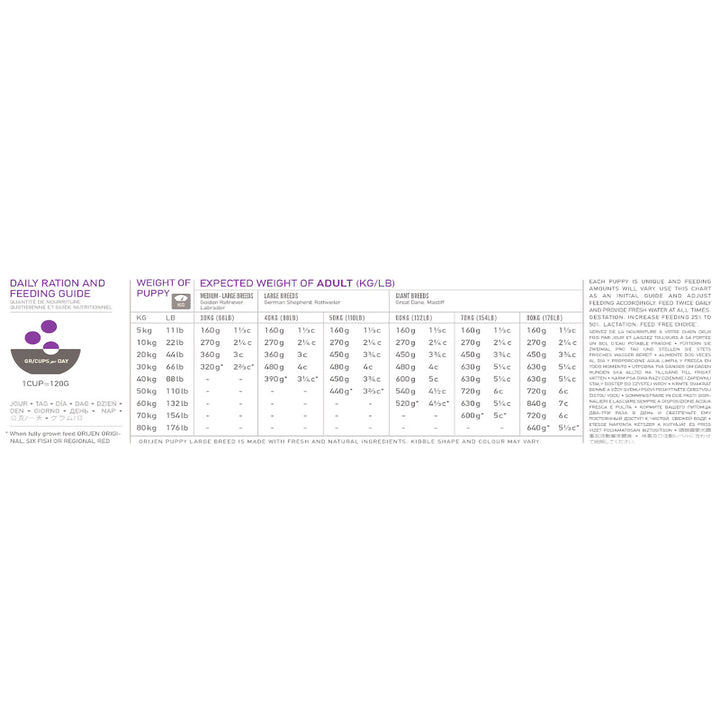 Orijen Puppy Dry Dog Food - Large Breed