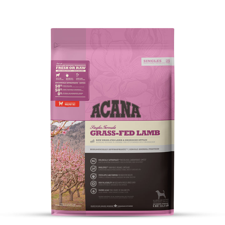 Acana Grass-Fed Lamb Dry Dog Food - All Breeds