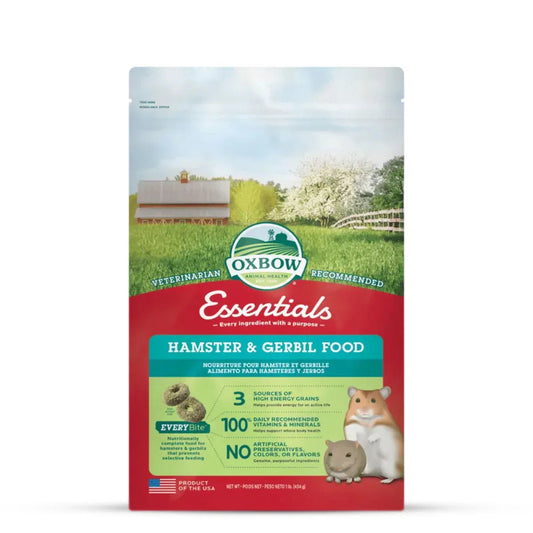Oxbow Essentials Hamster & Gerbil Food - 454g - Zigly