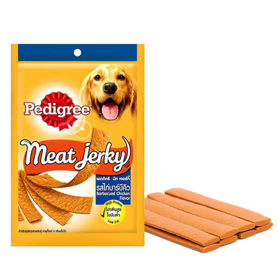 Pedigree Meat Jerky Barbecued Chicken Adult Dog Meaty Treat - 80g - Zigly