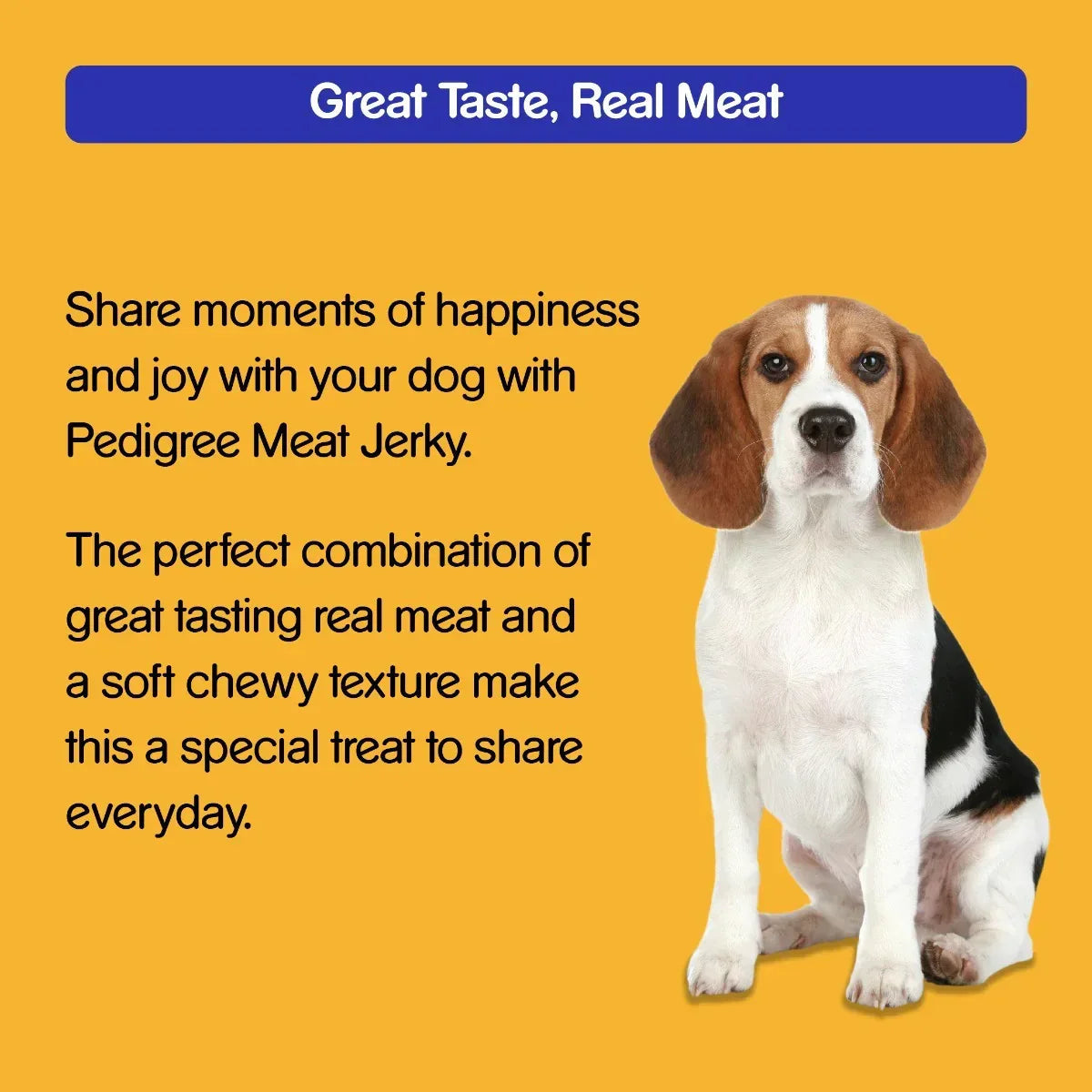 Pedigree Meat Jerky Barbecued Chicken Adult Dog Meaty Treat - 80g - Zigly