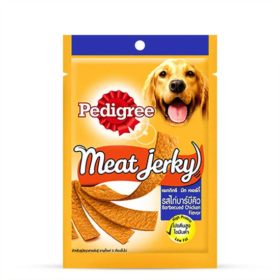 Pedigree Meat Jerky Barbecued Chicken Adult Dog Meaty Treat - 80g - Zigly