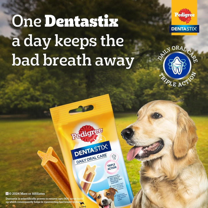 Pedigree Dentastix Medium Breed Oral Care Dog Treat - 7 Sticks - 180g