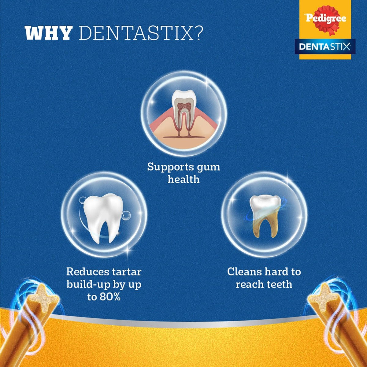 Pedigree Dentastix Medium Breed Oral Care Dog Treat - 7 Sticks - 180g