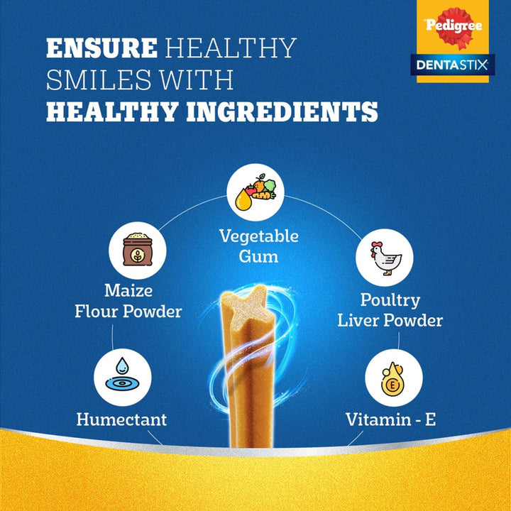 Pedigree Dentastix Medium Breed Oral Care Dog Treat - 7 Sticks - 180g