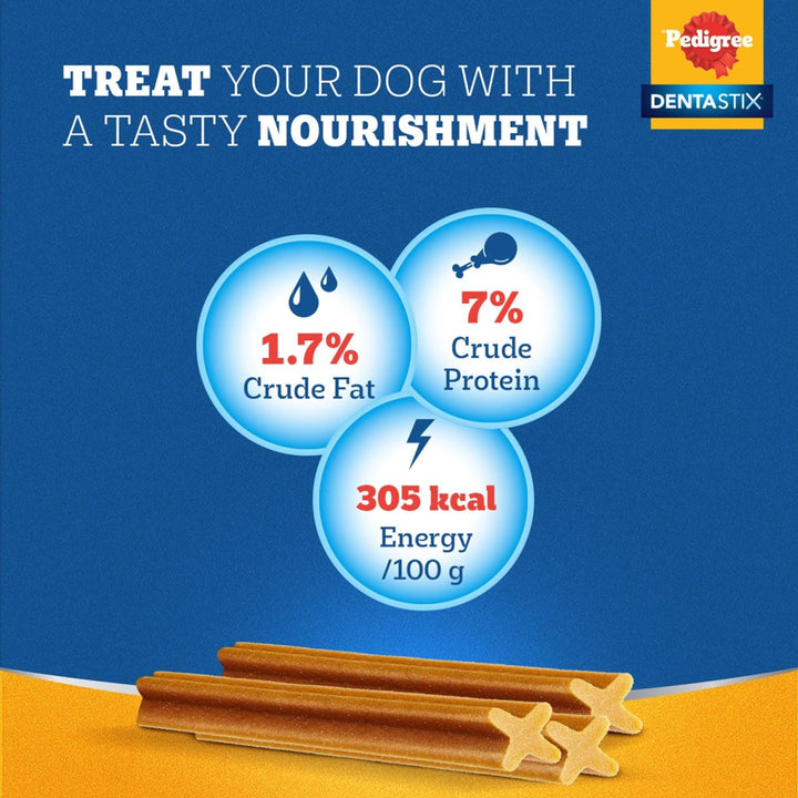 Pedigree Dentastix Medium Breed Oral Care Dog Treat - 7 Sticks - 180g