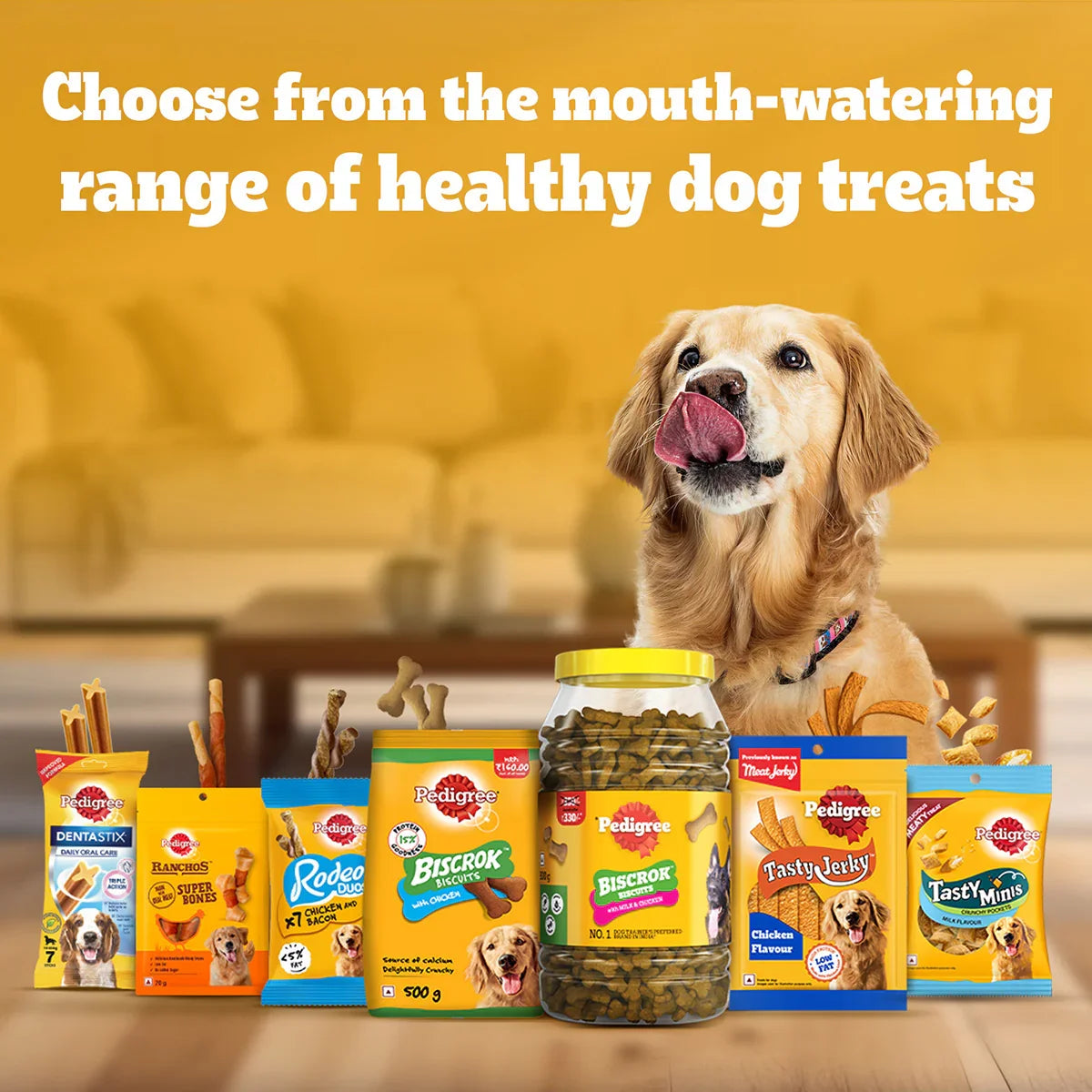 Pedigree Biscrok Chicken Flavor Dog Biscuits - 900g