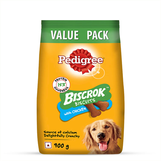 Pedigree Biscrok Chicken Flavor Dog Biscuits - 900g