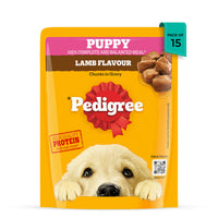 Pedigree Lamb Flavour Chunks in Gravy Puppy Wet Dog Food
