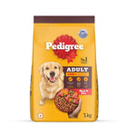 Pedigree Adult Meat & Rice dog food 1kg bag, complete balanced nutrition for healthy muscles, digestion, and coat. zigly