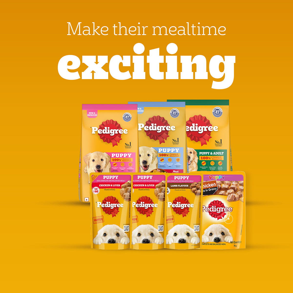 Pedigree Chicken & Milk Dry Dog Food - All Breed Puppy