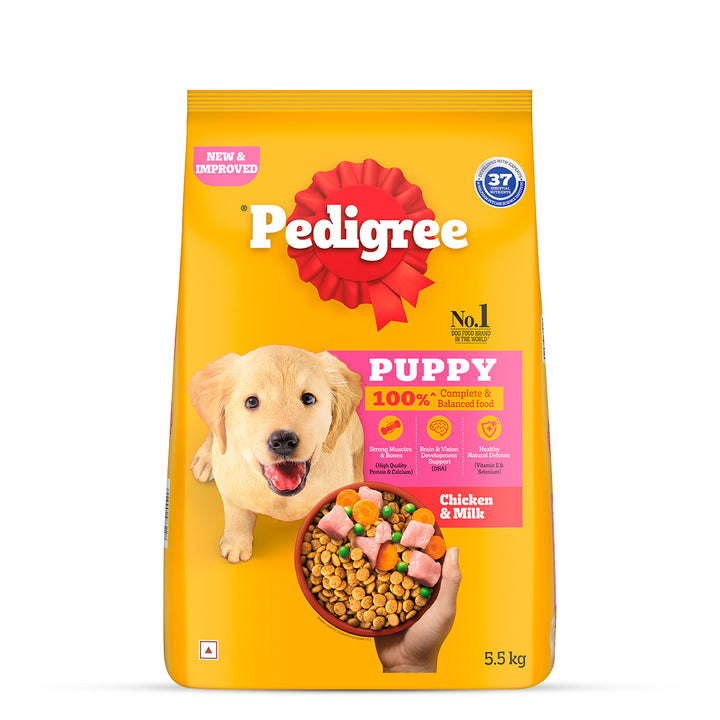 Pedigree Chicken & Milk Dry Dog Food - All Breed Puppy