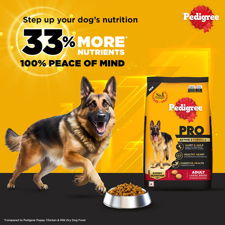Pedigree Adult PRO Expert Nutrition Active - Large Breed - Dry Dog Food - 10kg