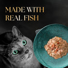 Sheba Deluxe Tuna & Prawn In Gravy Premium Canned Wet Cat Food - All Breed Adult - 85g