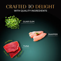 Sheba Deluxe Tuna & Snapper In Gravy Premium Canned Wet Cat Food - All Breed - 85g