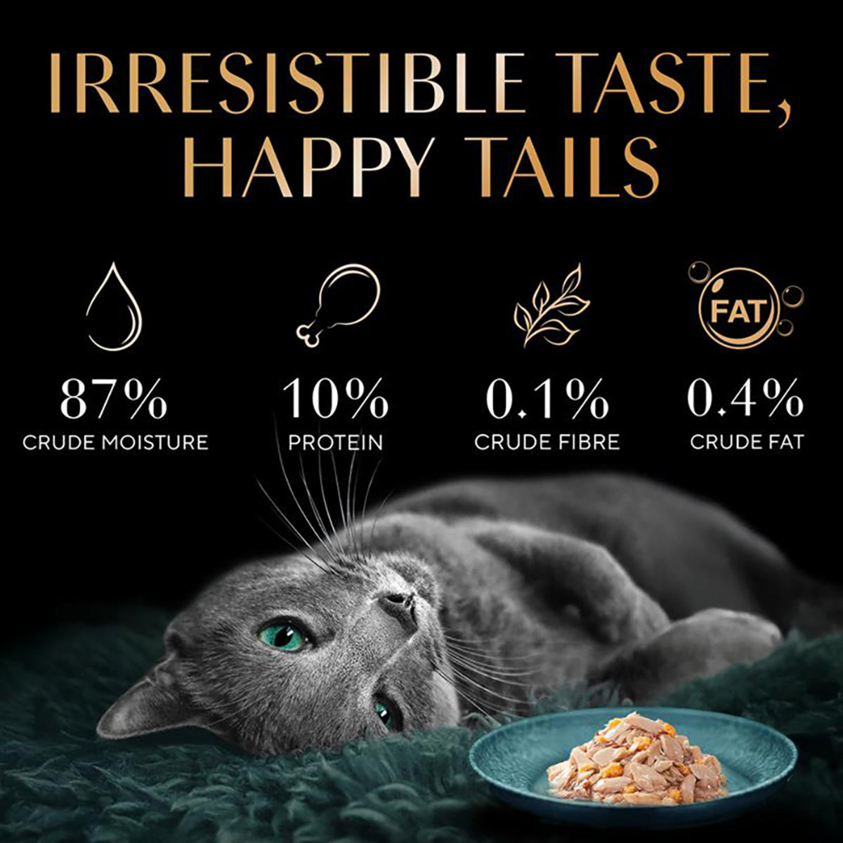 Sheba Rich Fish with Dry Bonito Flake Premium Wet Cat Food - All Breed Adult - 35g