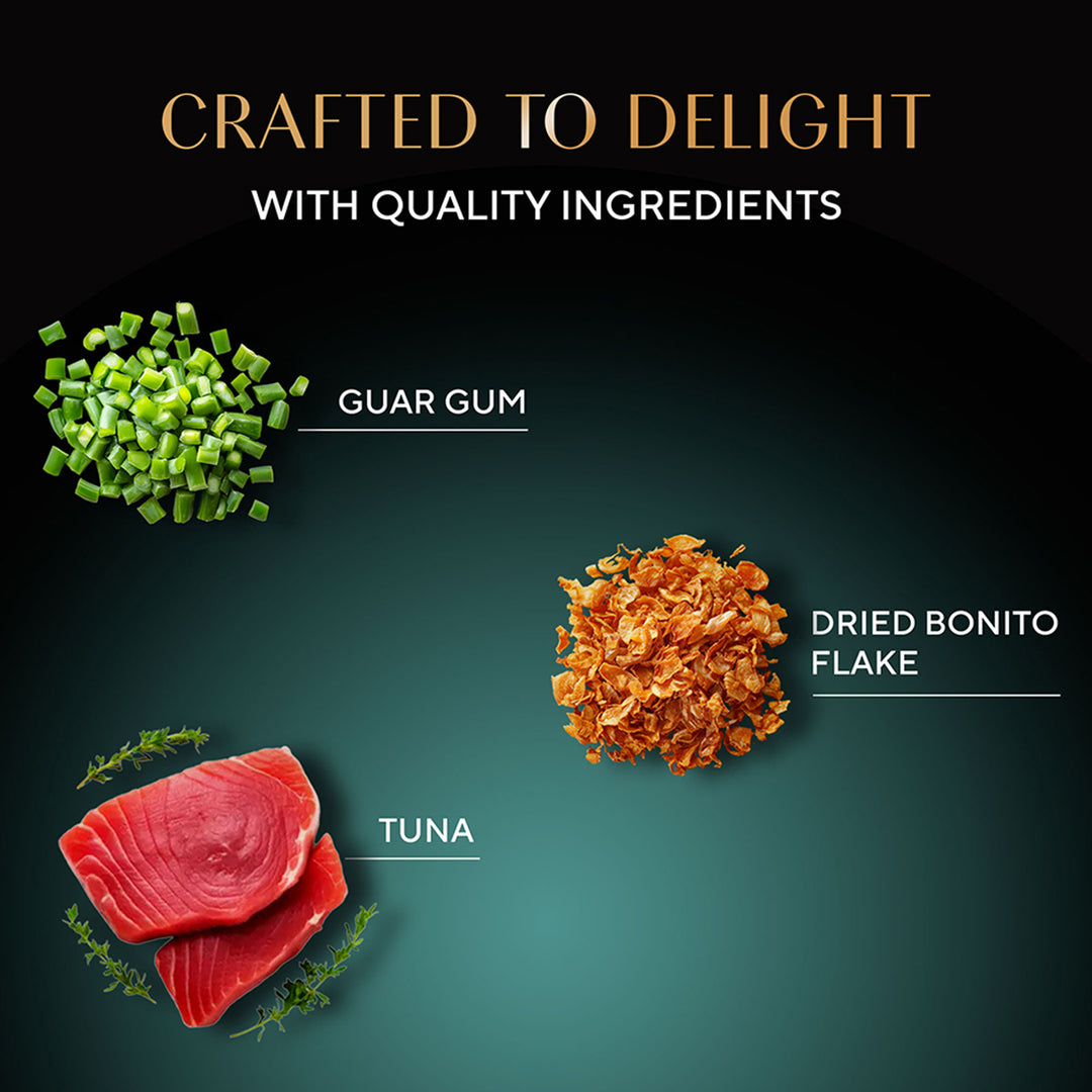 Sheba Rich Fish with Dry Bonito Flake Premium Wet Cat Food - All Breed Adult - 35g