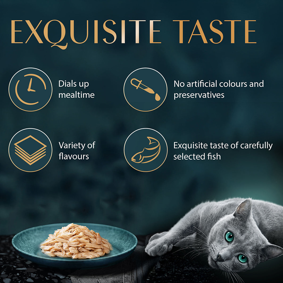 Sheba Rich Fish Mix (Maguro & Bream) Premium Wet Cat Food - All Breed Adult - 35g