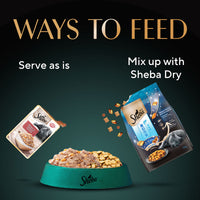 Sheba Rich Fish Mix (Skipjack & Salmon) Premium Wet Cat Food - All Breed Adult - 35g