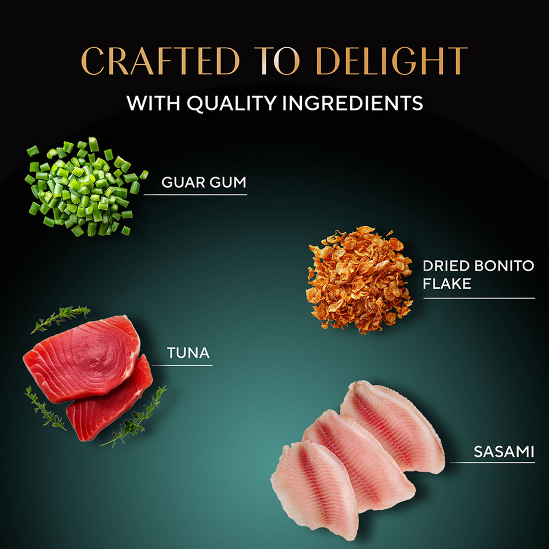 Sheba Rich Fish with Sasami Premium Wet Cat Food - All Breed Adult - 35g