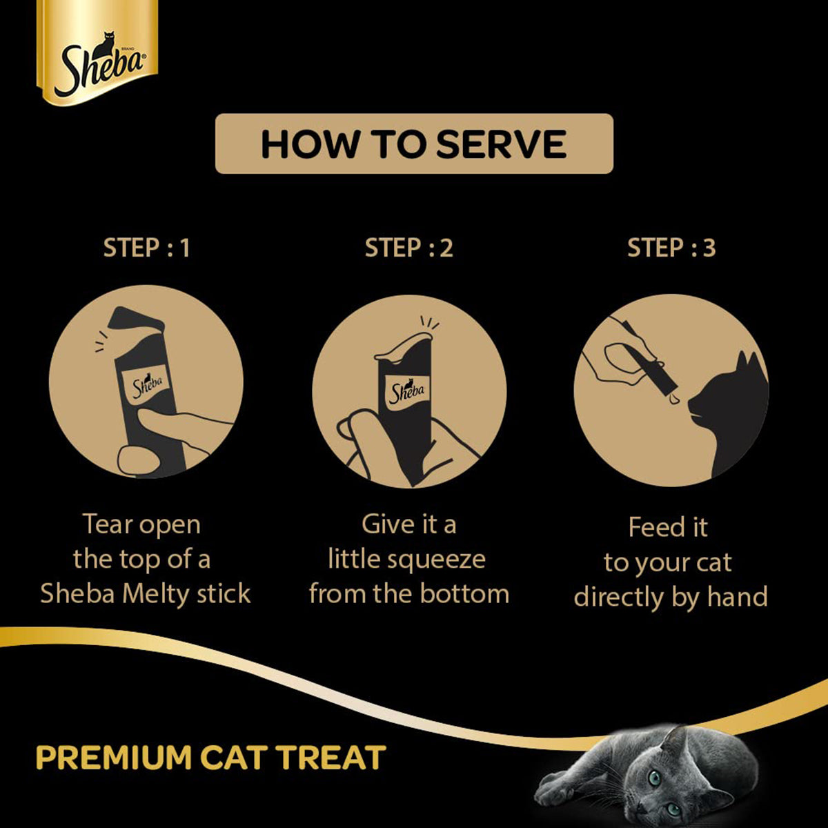 Sheba Maguro Selection Tuna & Seafood Flavour Cat Meaty Treat - All Breed Adult - 48g