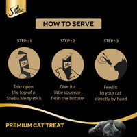 Sheba Maguro Selection Tuna & Seafood Flavour Cat Meaty Treat - All Breed Adult - 48g