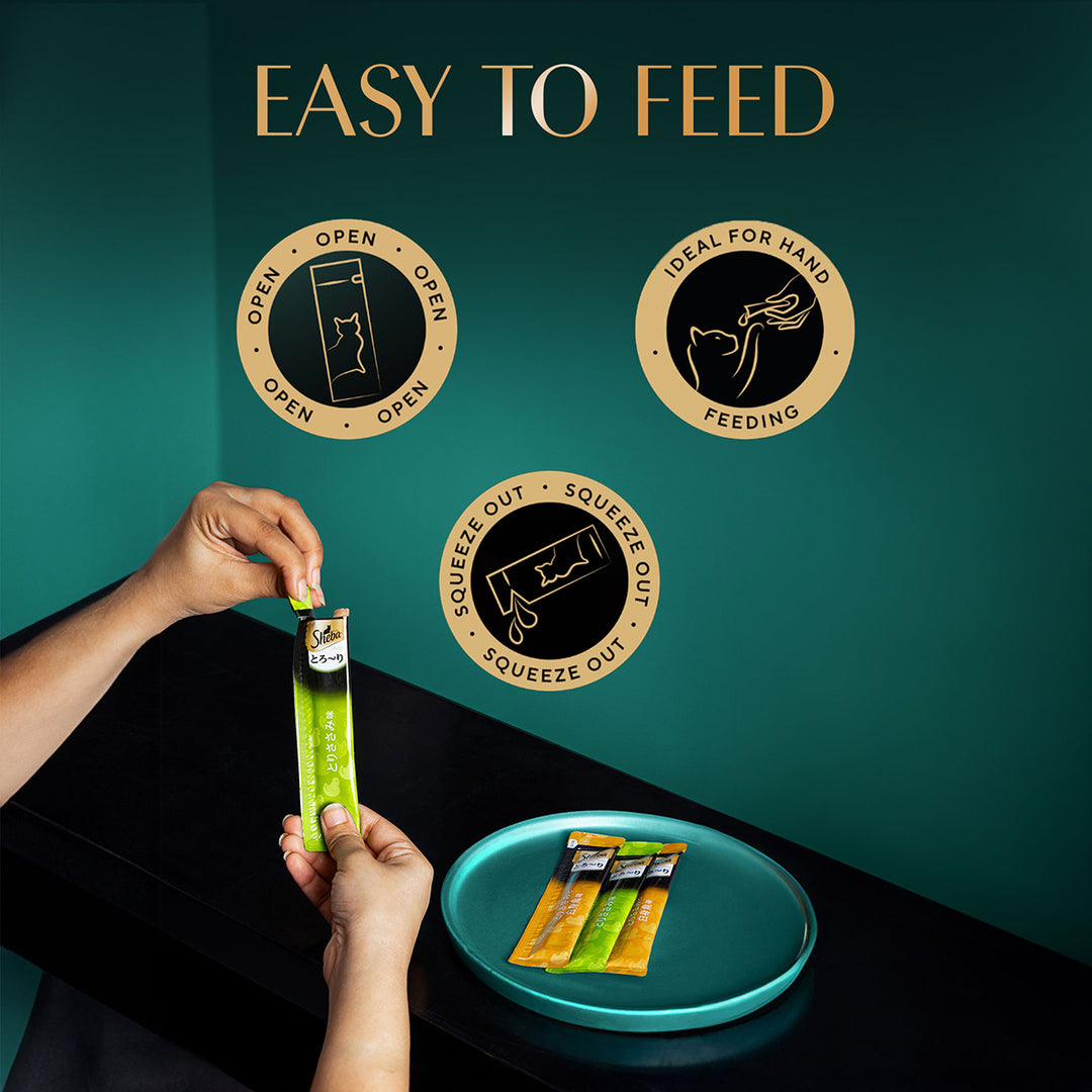 Sheba Maguro Selection Tuna & Prawn Flavour Cat Meaty Treat - 48 gm