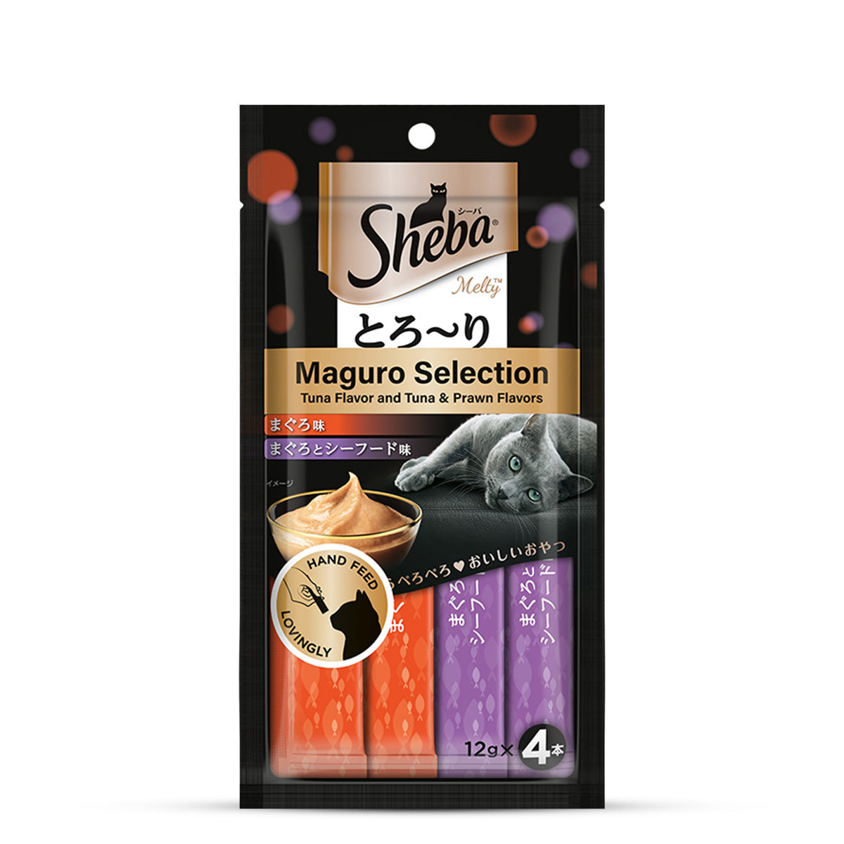 Sheba Maguro Selection Tuna & Prawn Flavour Cat Meaty Treat - 48 gm