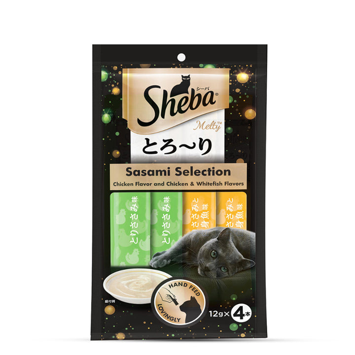Sheba Melty Sasami Chicken Flavour Cat Creamy Treat - All Breed Adult - 48g