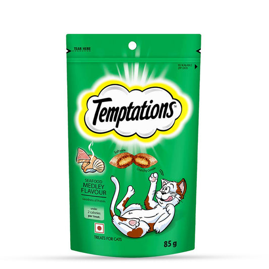 Temptations Seafood Medley Flavour Cat Meaty Treat