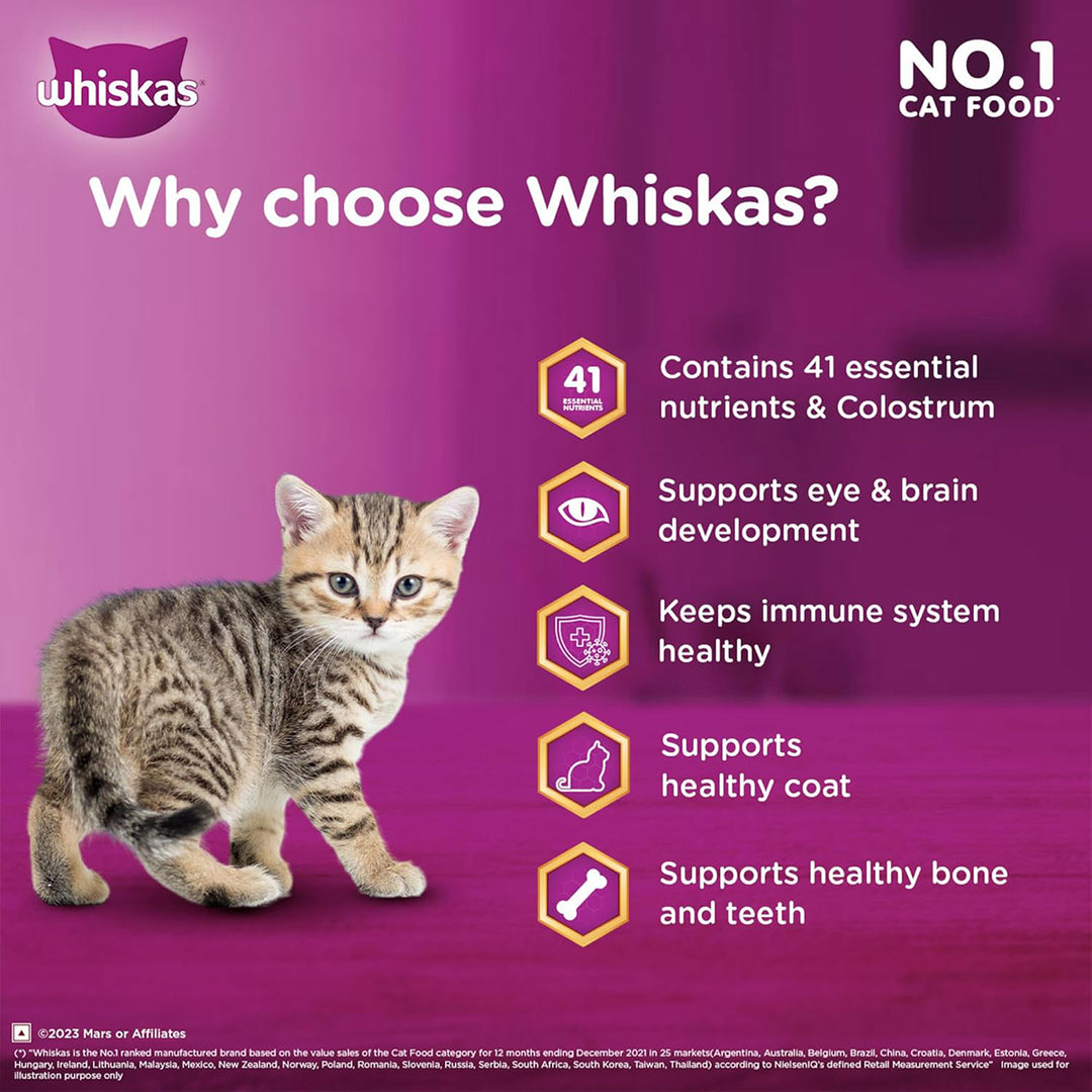 Whiskas Ocean Fish Dry Cat Food - All Breed Kitten (2-12 months)
