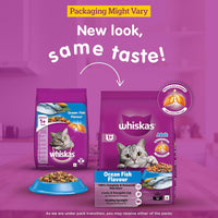 Whiskas Ocean Fish Flavour Dry Cat Food - All Breed Adult (+1 year)
