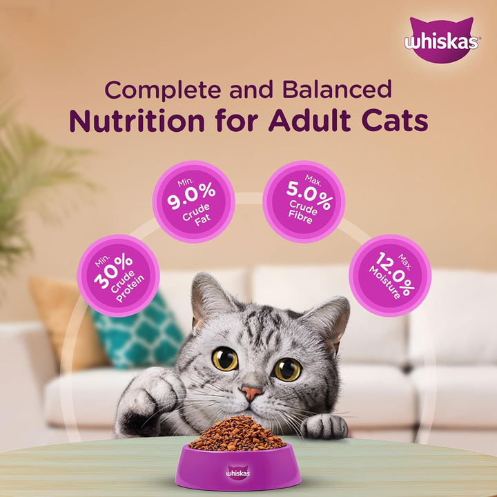 Whiskas Ocean Fish Flavour Dry Cat Food - All Breed Adult (+1 year)