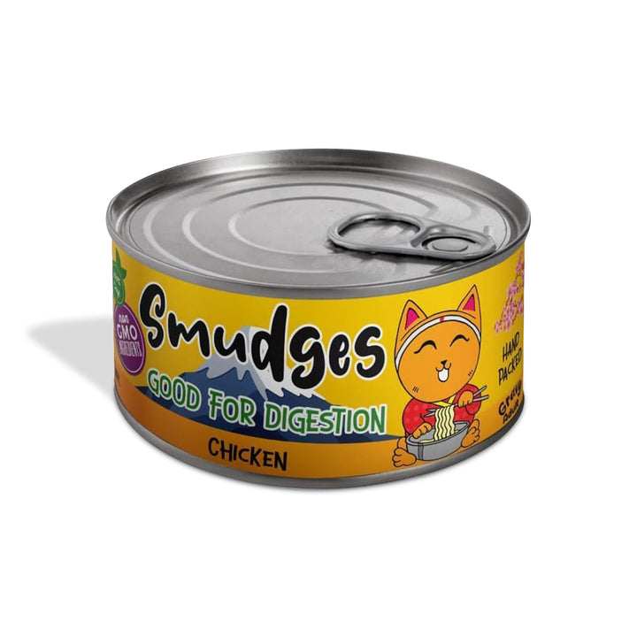Smudges Adult Cat Chicken Flakes in Gravy - 80g