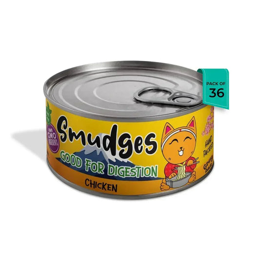 Smudges Adult Cat Chicken Flakes in Gravy - 80g - Zigly
