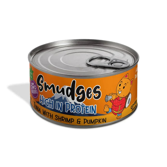 Smudges Tuna Flakes With Shrimp & Pumpkin in Gravy Wet Cat Food - All Breed Adult - 80g - Zigly