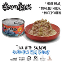 Smudges Tuna Flakes With Salmon in Soft Jelly Wet Cat Food All Breed Adult - 80g