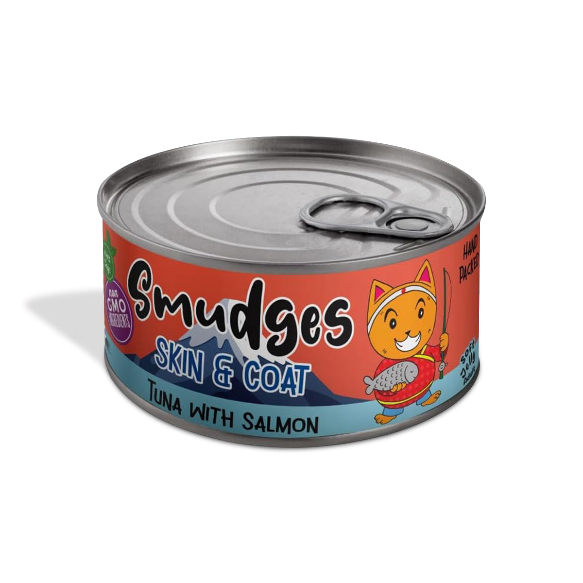 Smudges Tuna Flakes With Salmon in Soft Jelly Wet Cat Food All Breed Adult - 80g