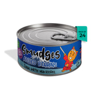 Smudges Adult Cat Tuna Flakes With Mackerel in Soft Jelly - 80g
