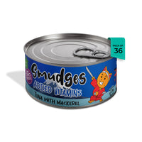 Smudges Adult Cat Tuna Flakes With Mackerel in Soft Jelly - 80g