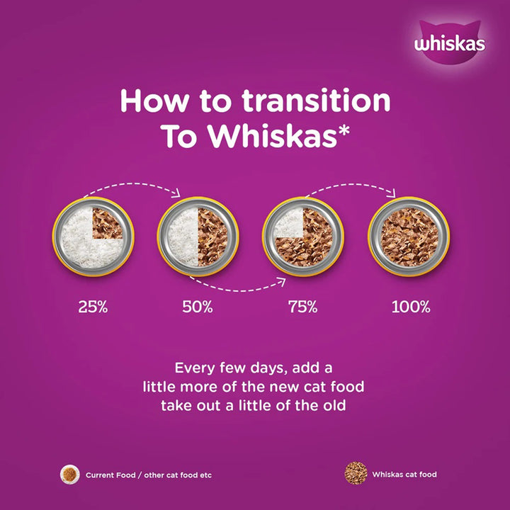 Whiskas Adult Tuna in Jelly Wet Cat Food - 80g