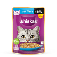 Whiskas Adult Tuna in Jelly Wet Cat Food - 80g