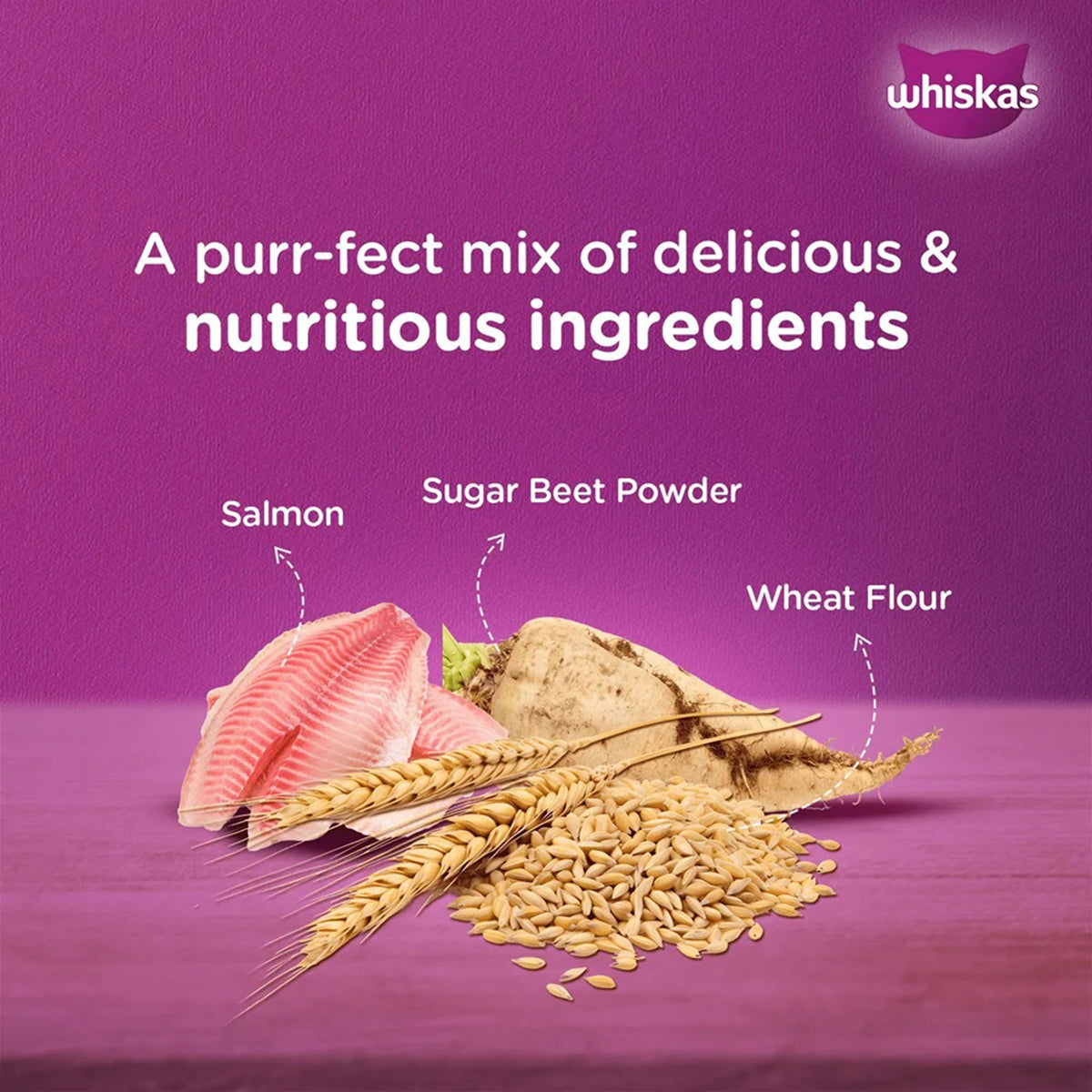 Whiskas Adult Salmon In Gravy Wet Cat Food - 80g
