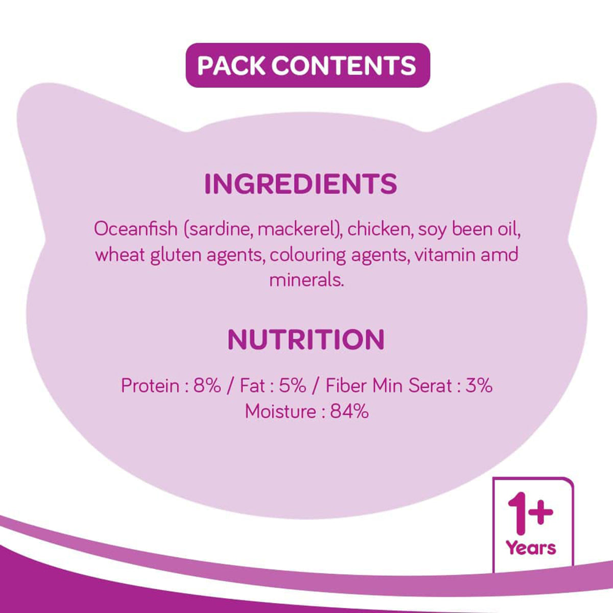 Whiskas Adult Ocean Fish Wet Cat Food - 85g