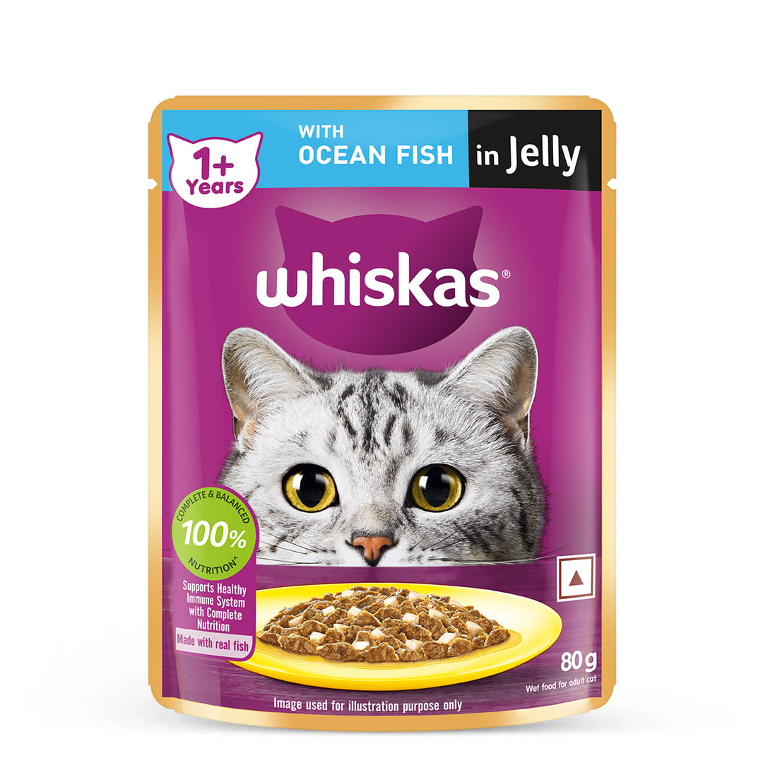 Whiskas Adult Ocean Fish Wet Cat Food - 85g
