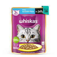 Whiskas Adult Ocean Fish Wet Cat Food - 85g