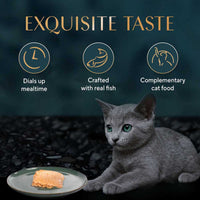 Sheba Rich Premium Chicken Loaf Fine Wet Cat Food - All Breed Kitten (2-12 Months) - 70g